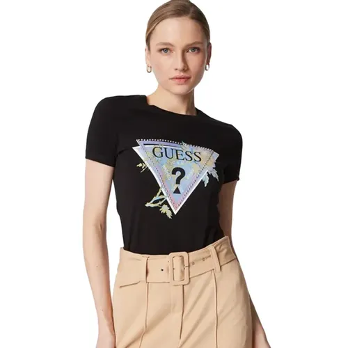 T shirt Classic logo triangle - Guess - Modalova