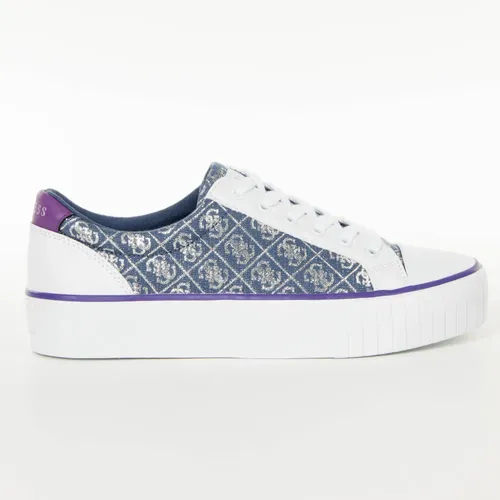 Basket Guess nortin Femme Bleu - Guess - Modalova