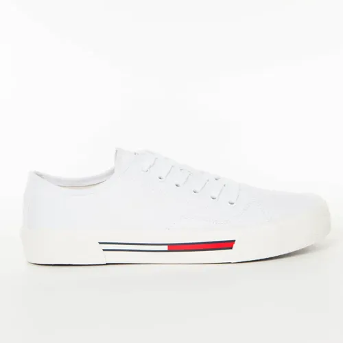 Basket Tommy Jeans flag Femme Blanc - Tommy Jeans - Modalova