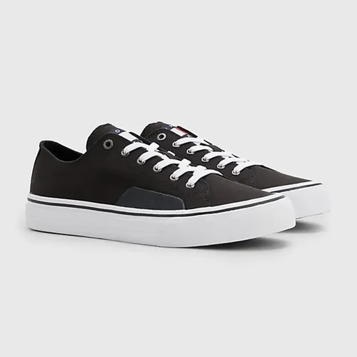 Basket Tommy Jeans Flag Homme Noir - Tommy Jeans - Modalova