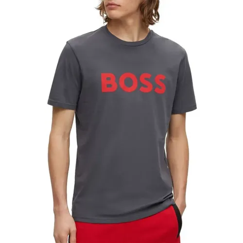 T shirt Boss Jersey Homme Gris - Boss - Modalova
