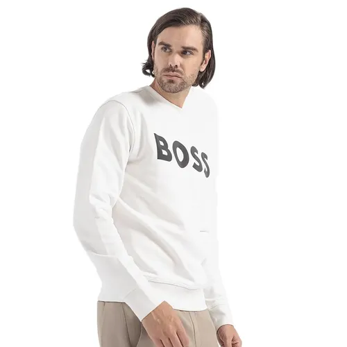 Sweat Boss Authentique Homme Blanc - Boss - Modalova