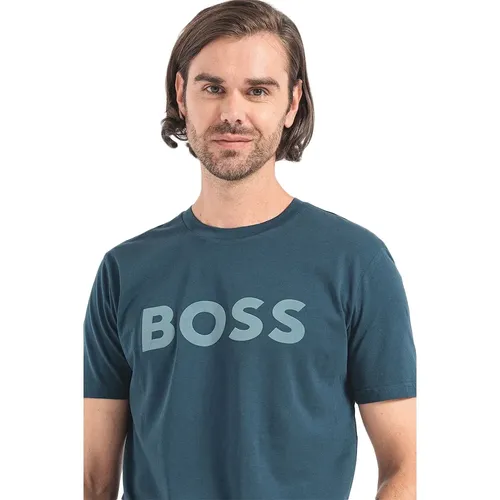 T shirt Boss jersey Homme Bleu - Boss - Modalova