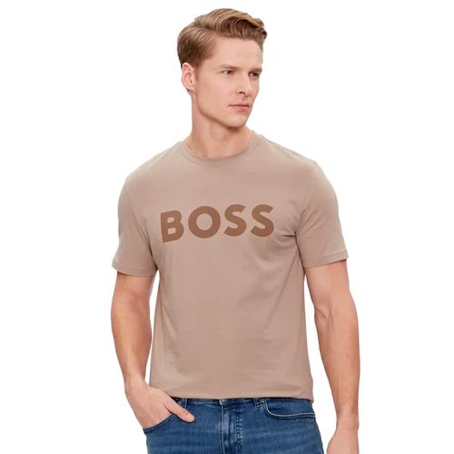 T shirt Boss Jersey Homme Marron - Boss - Modalova