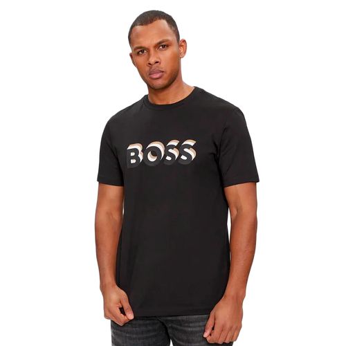 T shirt Boss Jersey Homme Noir - Boss - Modalova