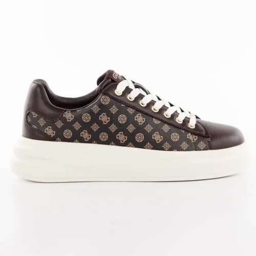 Basket Guess Elbina Femme Marron - Guess - Modalova