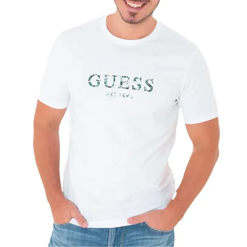 T shirt Guess EST 1981 Homme Blanc - Guess - Modalova