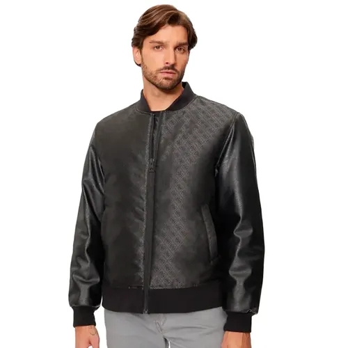 Blouson Guess bomber Homme Noir - Guess - Modalova