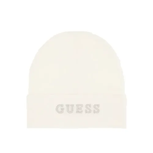 Bonnet Guess Essential Femme Blanc - Guess - Modalova