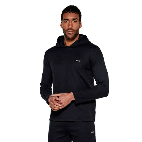 Sweat Boss waffle Homme Noir - Boss - Modalova