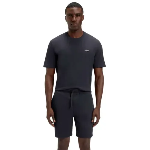 Short Boss Gaufre Homme Noir - Boss - Modalova