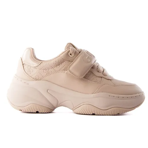 Basket Guess Celia Femme Beige - Guess - Modalova