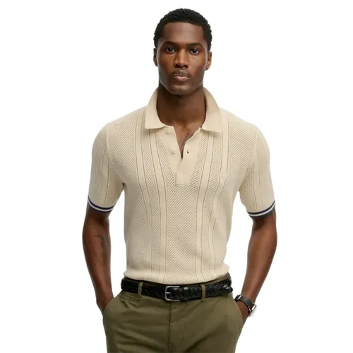 Polo Superdry Knight Homme Beige - Superdry - Modalova
