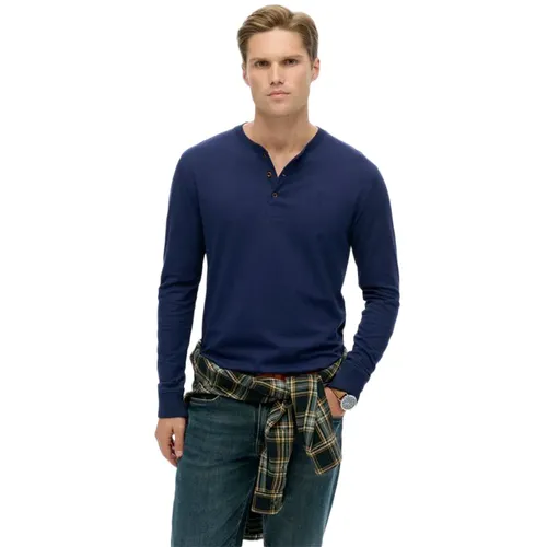 T shirt Essential Grandad - Superdry - Modalova