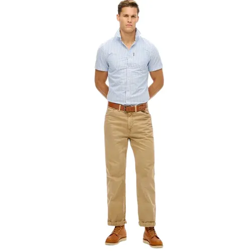 Chemise Superdry Oxford Homme Bleu - Superdry - Modalova