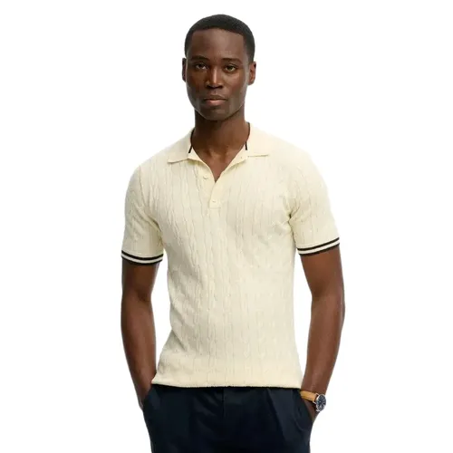Polo Superdry maille Homme Beige - Superdry - Modalova