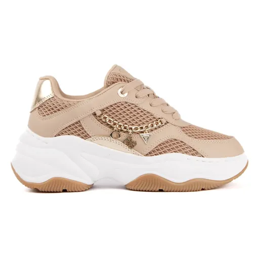 Basket Guess Harpaa Femme Beige - Guess - Modalova