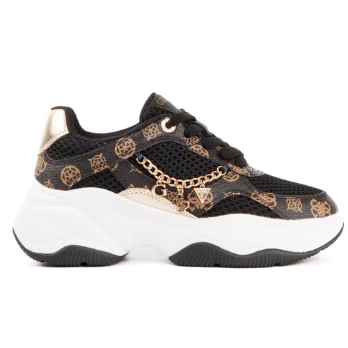 Basket Guess Harpaa Femme Marron - Guess - Modalova