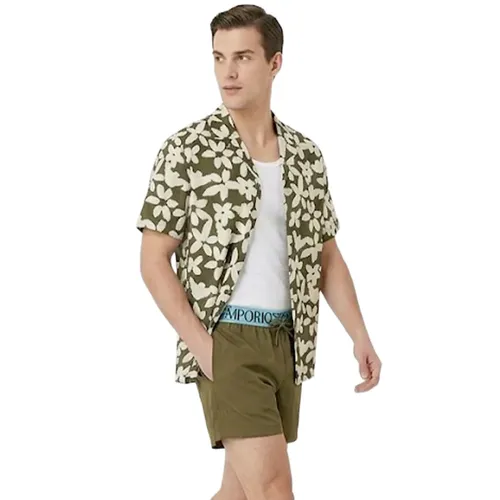 Chemise Floral - Emporio Armani - Modalova