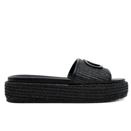 Claquette Guess Lonney Homme Noir - Guess - Modalova