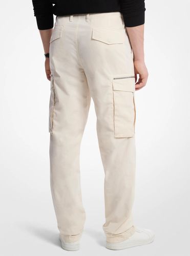 MK Pantalon cargo en popeline de coton extensible - Michael Kors - Michael Kors Mens - Modalova