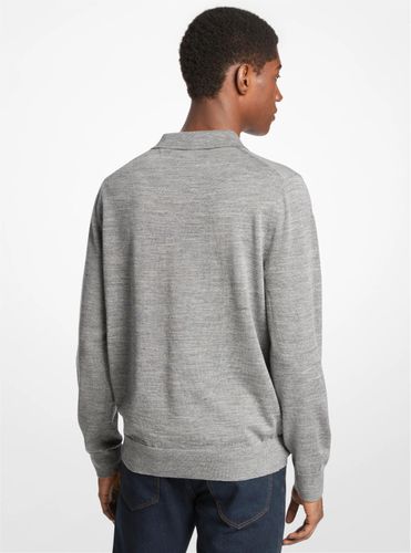 MK Pull-polo en laine - Michael Kors - Michael Kors Mens - Modalova