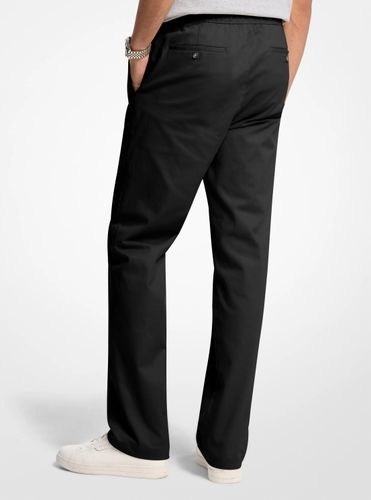MK Pantalon à cordon en coton extensible - Michael Kors - Michael Kors Mens - Modalova