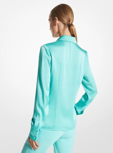 MK Chemise Hansen en charmeuse - Michael Kors - MICHAEL KORS COLLECTION - Modalova