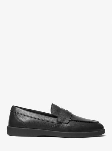 MK Mocassin Wesley en cuir grainé - Michael Kors - Michael Kors Mens - Modalova
