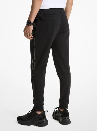 MK Pantalon de jogging en mélange de coton avec bande à logos - Michael Kors - Michael Kors Mens - Modalova