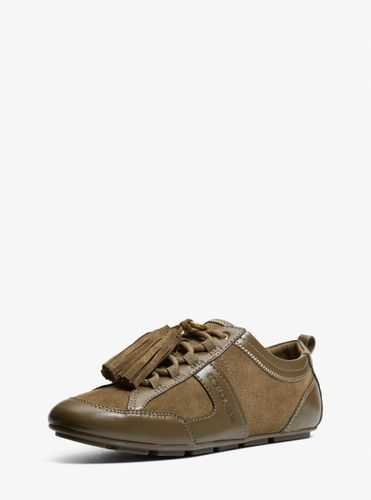 MK Basket Keely en daim à pompons - Michael Kors - MICHAEL Michael Kors - Modalova