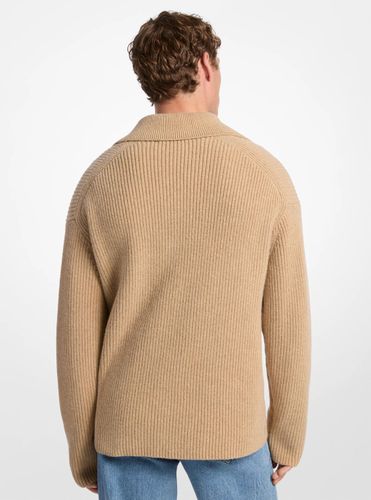 MK Pull côtelé en laine mélangée - Michael Kors - Michael Kors Mens - Modalova