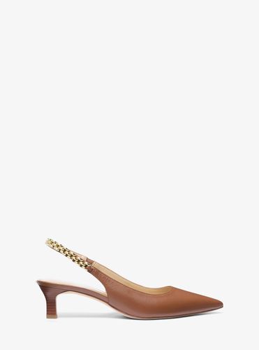 MK Escarpin Marcia en cuir avec bride arrière - Michael Kors - MICHAEL Michael Kors - Modalova
