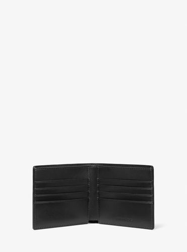 MK Coffret cadeau avec portefeuille compact en cuir grainé et porte-cartes à logo Signature - Michael Kors - Michael Kors Outlet - Modalova