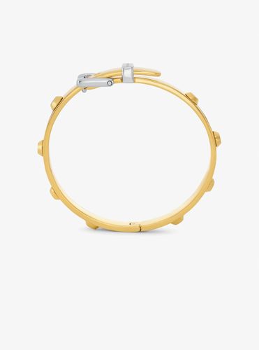 MK Petit bracelet rigide Colby en laiton plaqué en métal précieux - Michael Kors - Modalova