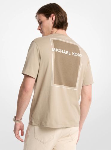 MK T-shirt en coton imprimé avec logo - Michael Kors - Michael Kors Mens - Modalova