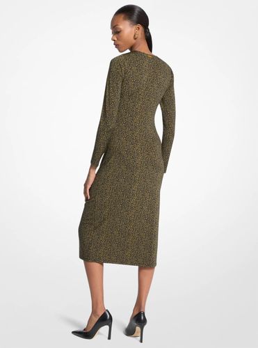 MK Robe midi en jersey mat extensible à imprimé cachemire - Michael Kors - MICHAEL Michael Kors - Modalova