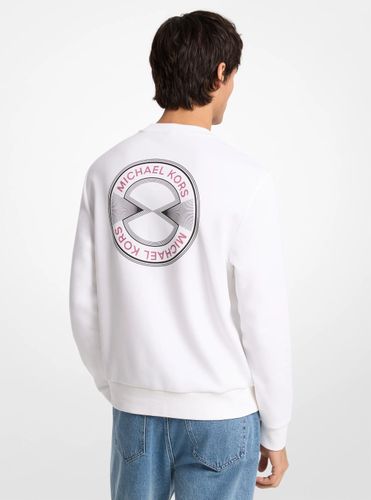 MK Pull en mélange de coton avec logo graphique - Michael Kors - Michael Kors Mens - Modalova