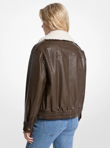 MK Veste bomber à bordure en fausse fourrure - Michael Kors - MICHAEL Michael Kors - Modalova