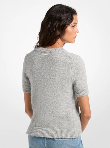 MK Pull à manches courtes en mélange de nylon et d'alpaga - Michael Kors - MICHAEL Michael Kors - Modalova