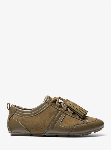 MK Basket Keely en daim à pompons - Michael Kors - MICHAEL Michael Kors - Modalova