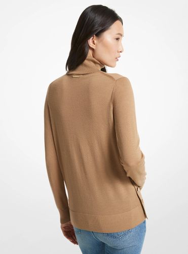 MK Pull à col roulé en laine mérinos - Michael Kors - MICHAEL Michael Kors - Modalova
