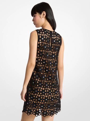 MK Robe en crochet ornée de fleurs à détails miroirs - Michael Kors - MICHAEL Michael Kors - Modalova