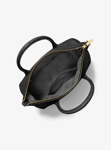 MK Sac Hyde de taille moyenne en tissu grainé et à logo Signature - Michael Kors - Michael Kors Outlet - Modalova