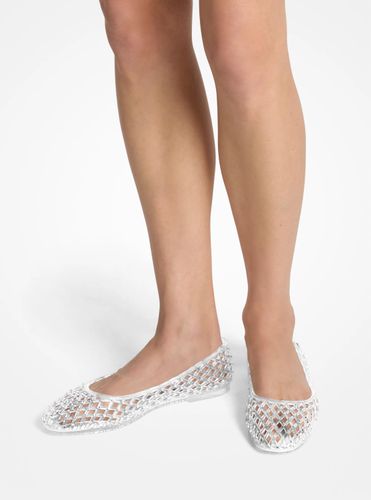 MK Ballerine Pixie travaillée en plastique mou - Michael Kors - MICHAEL Michael Kors - Modalova