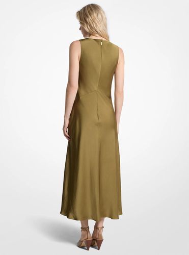 MK Robe mi-longue en satin - Michael Kors - MICHAEL Michael Kors - Modalova