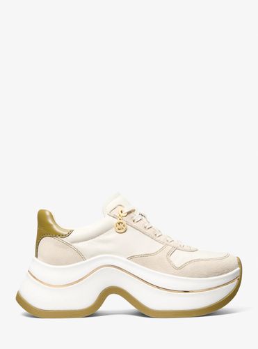 MK Basket Arla en cuir et daim - Michael Kors - MICHAEL Michael Kors - Modalova