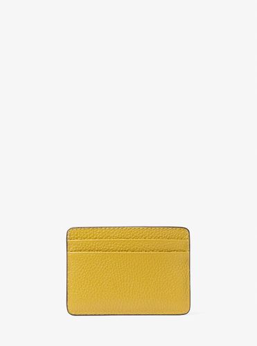 MK Porte-cartes en cuir grainé - Michael Kors - MICHAEL Michael Kors - Modalova