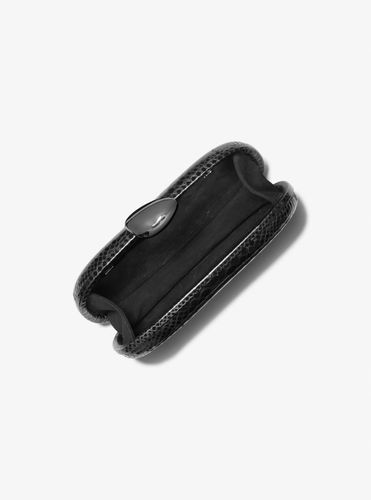 MK Petite minaudière Tina en cuir en relief effet python - Michael Kors - MICHAEL KORS COLLECTION - Modalova