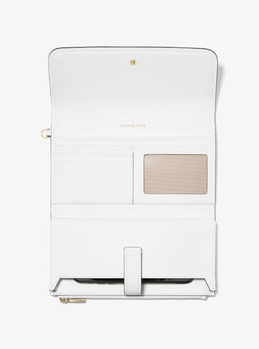 MK Pochette à sangle Jet Set pour smartphone de taille moyenne en cuir grainé - Michael Kors - MICHAEL Michael Kors - Modalova